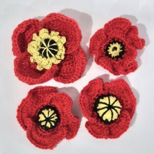Crochet ANZAC Poppies with Tarsha Davis