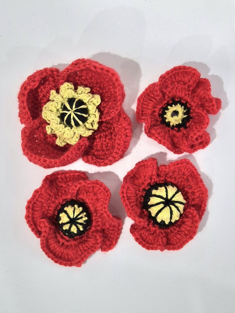 Crochet ANZAC Poppies with Tarsha Davis